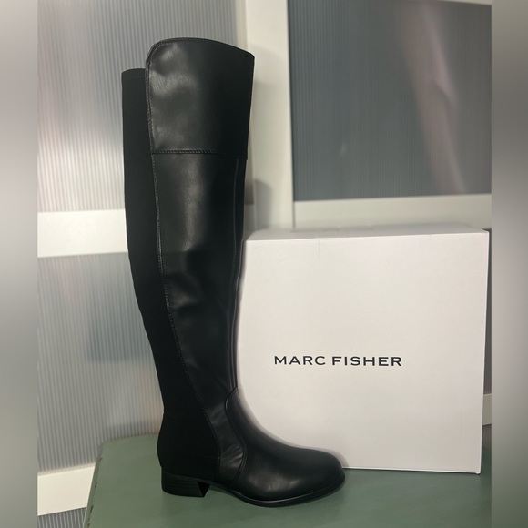 Marc Fisher over the knee leather boots - Picture 6 of 6